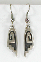sterling silver overlay wire-style earrings