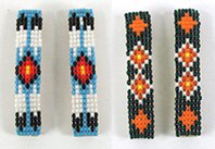 Vintage beaded barrettes New Old Stock
