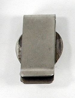 sterling silver and turquoise bear paw money clip