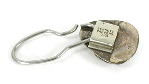 sterling silver shadow box key ring with turquoise and coral