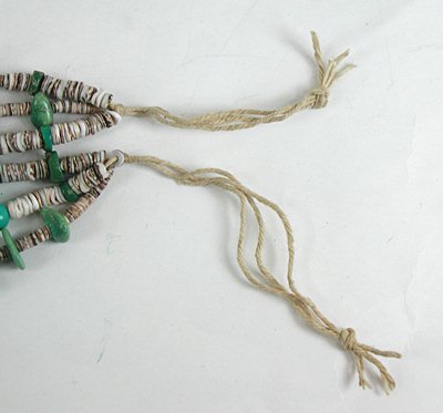Authentic Native American turquoise nugget and Heishi Necklace