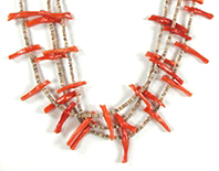 Horse Fetish and Necklace made by Native American Indians