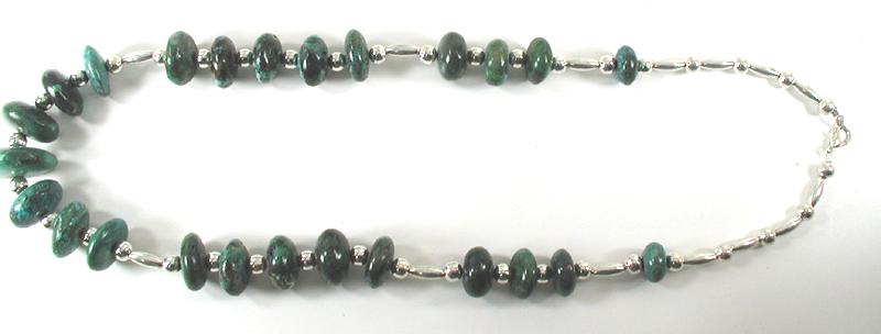 vintage sterling silver and turquoise necklace and earrings set