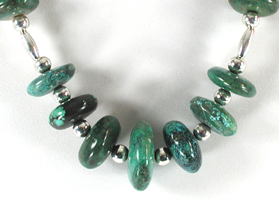 vintage sterling silver and turquoise necklace and earrings set