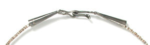 sterling silver and turquoise Nugget necklace 27 1/2 inch