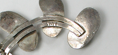 sterling silver coral squash blossom necklace 24 1/2 inches long