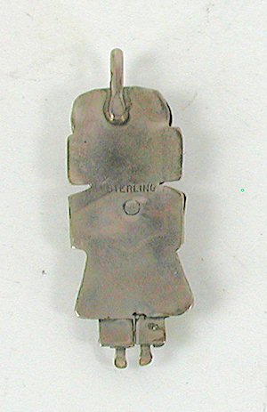 Vintage sterling silver Kachina Pendant