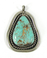 sterling silver Turquoise pendant 