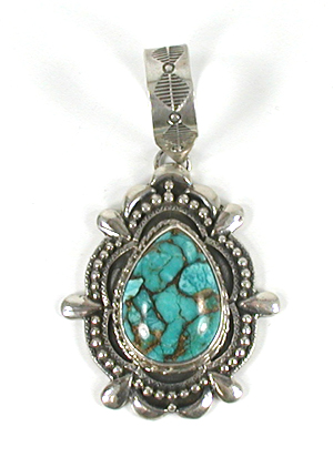 sterling silver and turquoise Pendant
