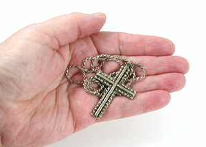 sterling silver Cross Pendant with chain