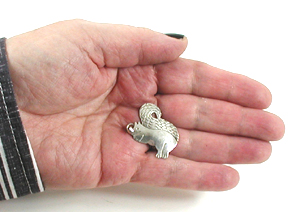 sterling silver Squirrel Pendant