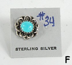 Vintage NOS sterlling silver Tie Tack Hat Pin