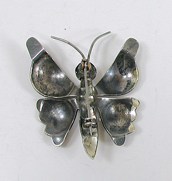 Vintage sterlling silver Butterfly Pin