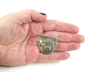 Sterling Silver Bear pin