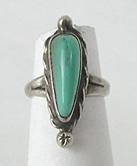 Sterling Silver  Turquoise Ring