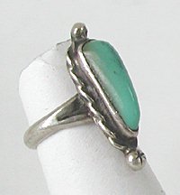 Sterling Silver  Turquoise Ring