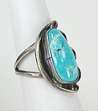 Navajo Sterling Silver  Turquoise ring