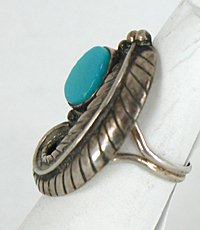 Authentic Sterling Silver and Turquoise ring