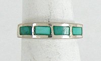 Authentic Sterling Silver and Turquoise ring