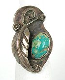 Vintage Sterling Silver and Turquoise ring