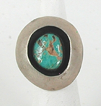 Authentic Vintage  Navajo Sterling Silver and Turquoise ring