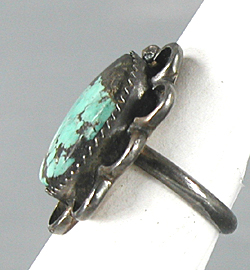 Vintage  turquoise ring size 7 1/4