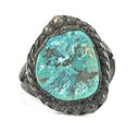 Vintage Sterling Silver and Turquoise ring