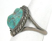 Vintage Sterling Silver and Turquoise ring
