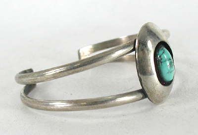 Sterling Silver Shadowbox Turquoise bracelet, Pendant and Ring set