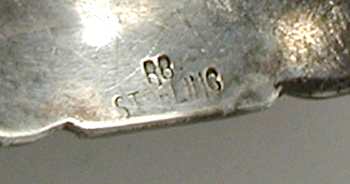 sterling silver and 12K gold-filled watch tips with turquoise stones