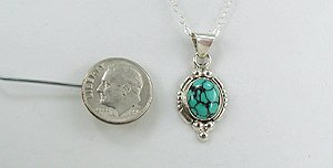 Native American Navajo  Sterling Silver Spiderweb pendant