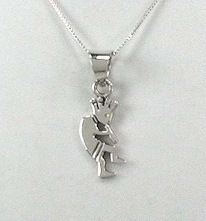 Sterling Silver kokopelli pendant