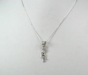 Sterling Silver kokopelli pendant
