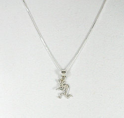 Sterling Silver kokopelli pendant