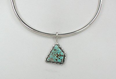 Native American Navajo turquoise pendant