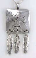 Authentic Native American eagle pendant