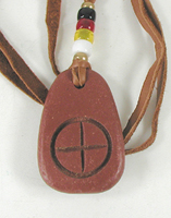 Authentic Native American Pipestone Pendant by Lakota artist Alan Monroe