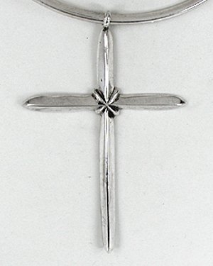 Authentic Navajo Sterling Silver cross pendant