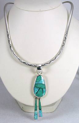 Native American Jewelry and Sterling Silver Chains and Collars