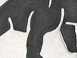 Authentic Native American sterling silver bear pin of sterling silver by Lawrence Sauflkie Hopi