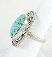 Navajo Sterling Silver turquoise  ring