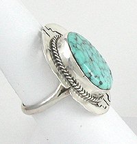 Navajo Sterling Silver turquoise  ring
