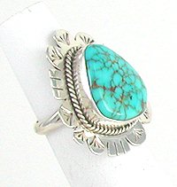 Navajo Sterling Silver turquoise  ring