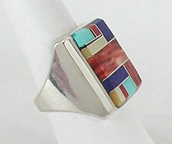 Native American Navajo Sterling Silver Turquoise ring