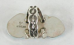 Authentic Native American Navajo Sterling Silver Turquoise ring