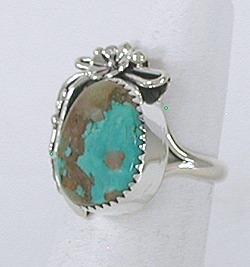 Authentic Navajo Sterling Silver ring size 6 1/4 by Peterson Johnson
