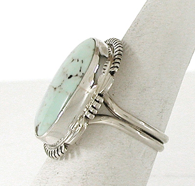 Sterling Silver Royston Turquoise ring size 8 1/2 