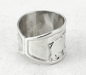 Authentic Native American Two Bears Ring size 12 1/2 by Lakota Mitchell Zephier