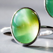 Variscite green stone with soft matrix