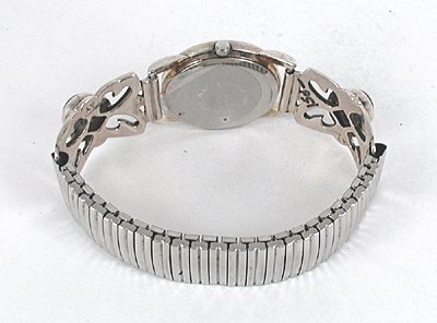 Authentic Native American Onyx Watch Tips by Navajo Albert Yazzie